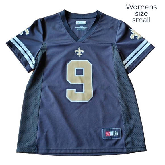 NFL New Orleans Saints football jersey, Drew Brees #9, women's sz small - Picture 1 of 4